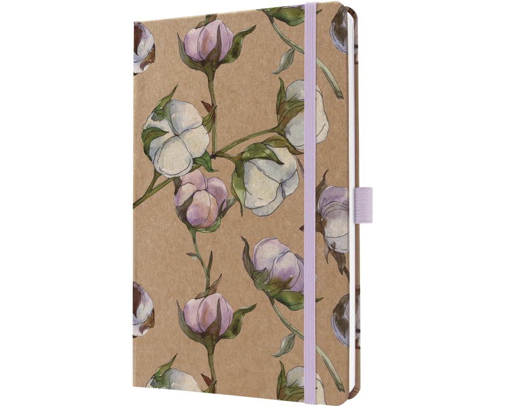 Jolie Wochenagenda Pure, Cotton Fields Blume, 2026, Mehrfarbig