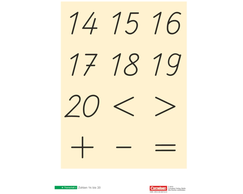 Einstern - Mathematik - Kartonbeilagen zu allen Ausgaben - Band 1
