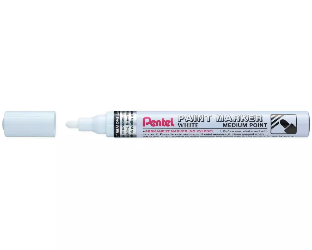 pentel Permanent-Marker 2.5, Weiss
