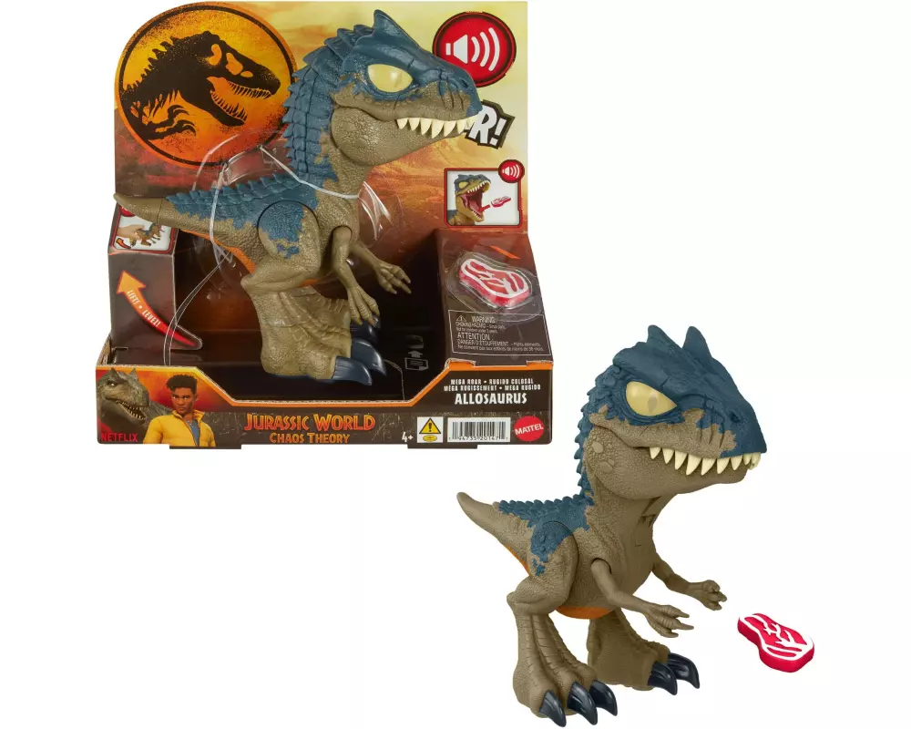 Mattel Jurassic World Mega Roar Allosaurus 20 cm