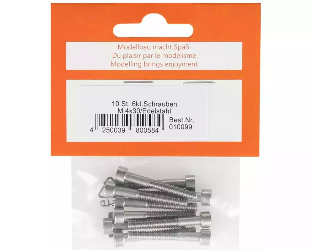 OEM Zylinderkopfschrauben M4x30 mm Edelstahl