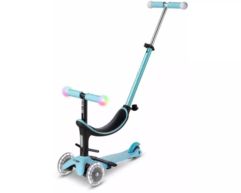 Micro Mobility Kickboard Mini2Grow Deluxe Magic LED, Blue