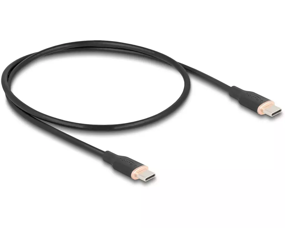 Delock USB 2.0-Kabel Silikon USB-C - USB-C 0.5 m