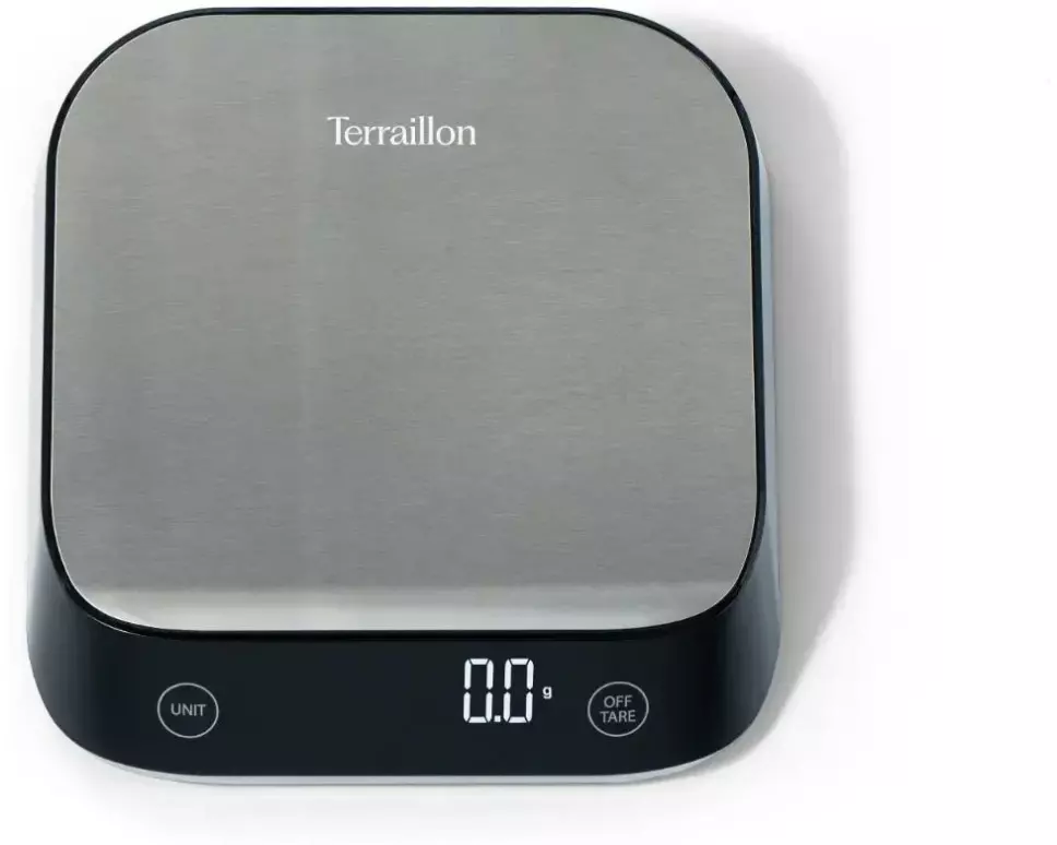 Terraillon Küchenwaage Epsilon Inox/Schwarz