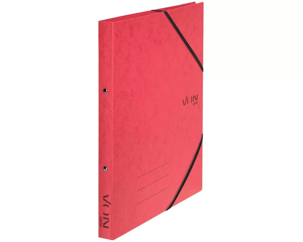 VON Ringbuch mit elastischen Eckbändern, 2.5 cm, Rot