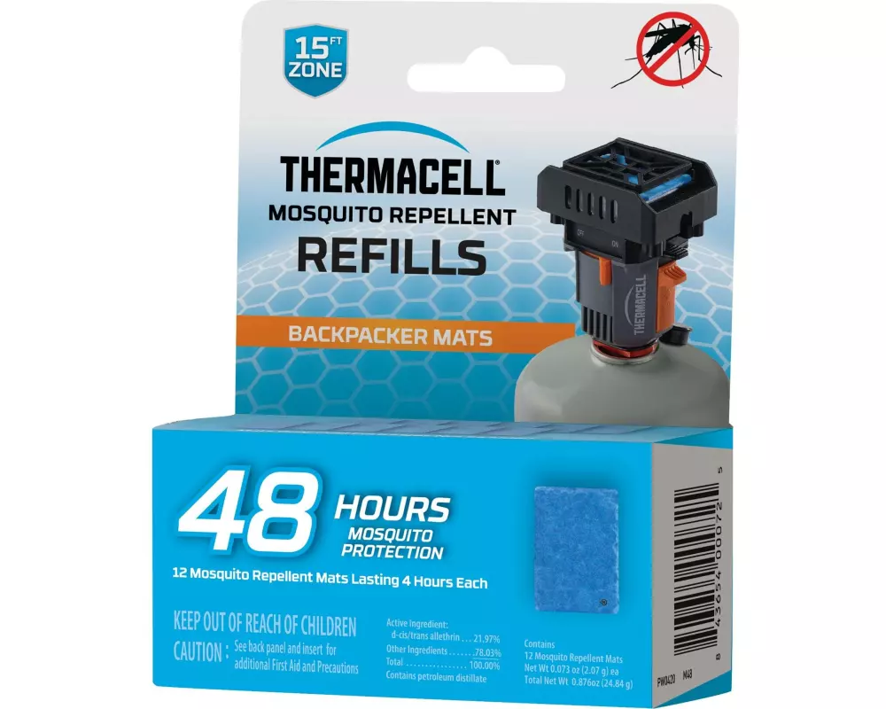 Thermacell NFP Backpacker 48 h, M-48, 12 Stück