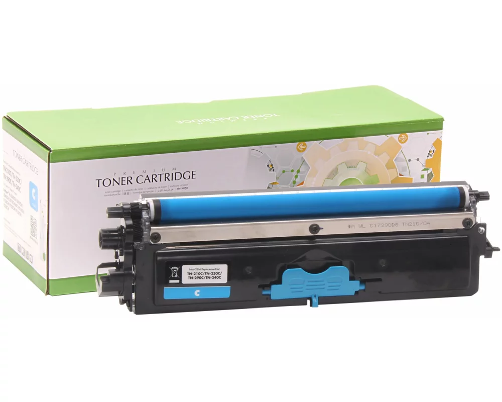 STATIC Toner cartridge compatible with Brother TN-210C/TN-230C cyan compatible 1.400 pages