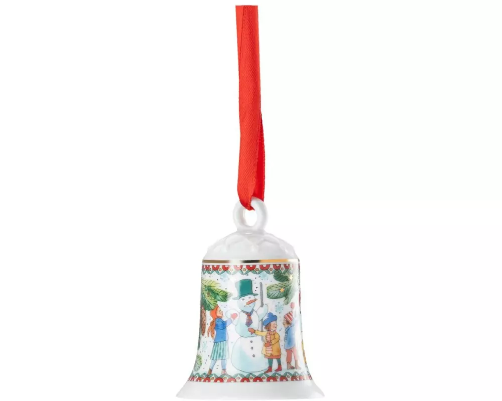 Hutschenreuther Porzellanglocke 2025 Mehrfarbig