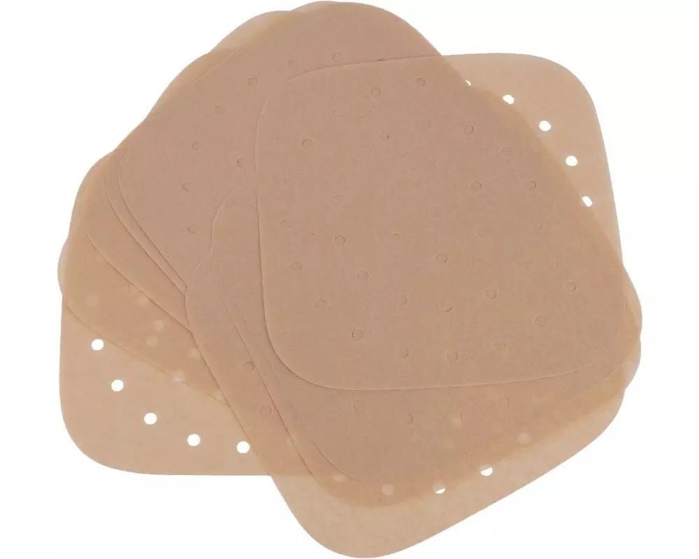 Nerthus Quadratisches Backpapier für Airfryer gelocht 100 Stück