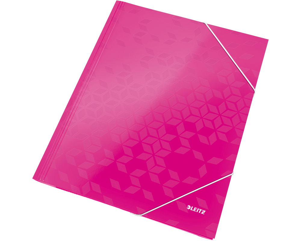 LEITZ Gummibandmappe WOW A4 39820023 pink