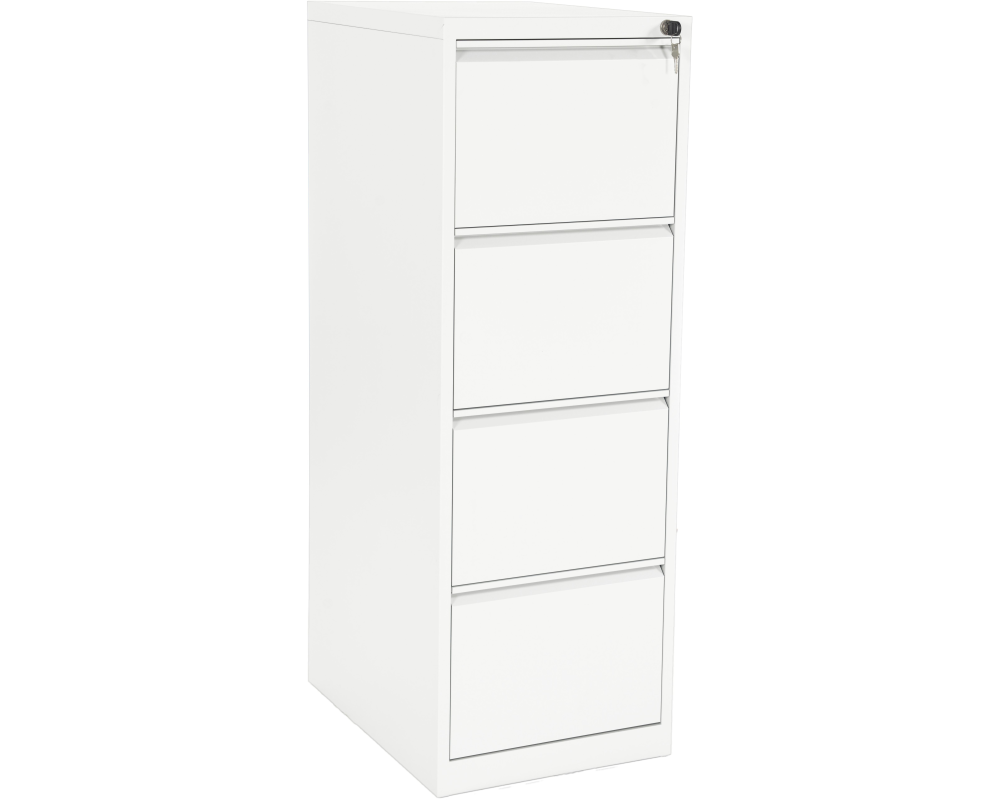 EDGY HR-Schrank 3404/9003 4 Schubladen schmal, weiss