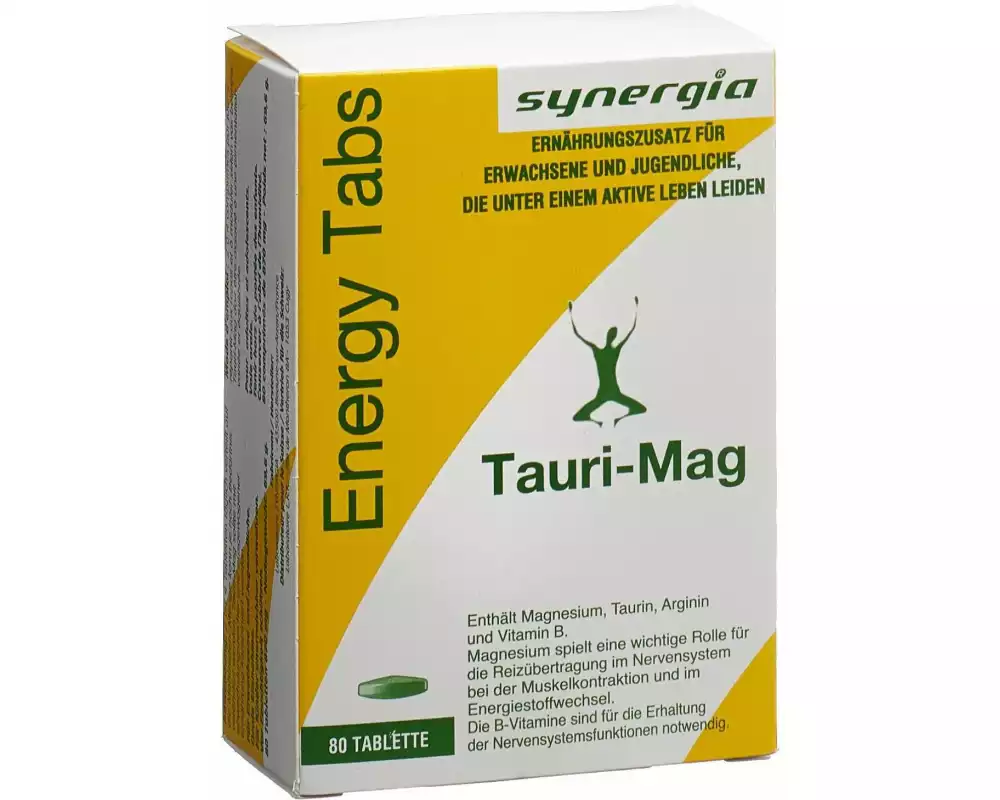 Tauri-Mag Energy Tabs 80 Tabletten