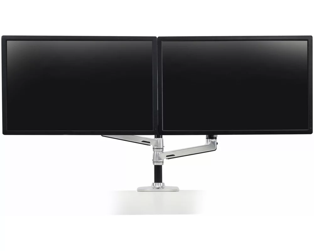 ERGOTRON desk mount, LX dual, adjustable 33cm, 24 inch, 18kg, lift pan, tilt, rotate
