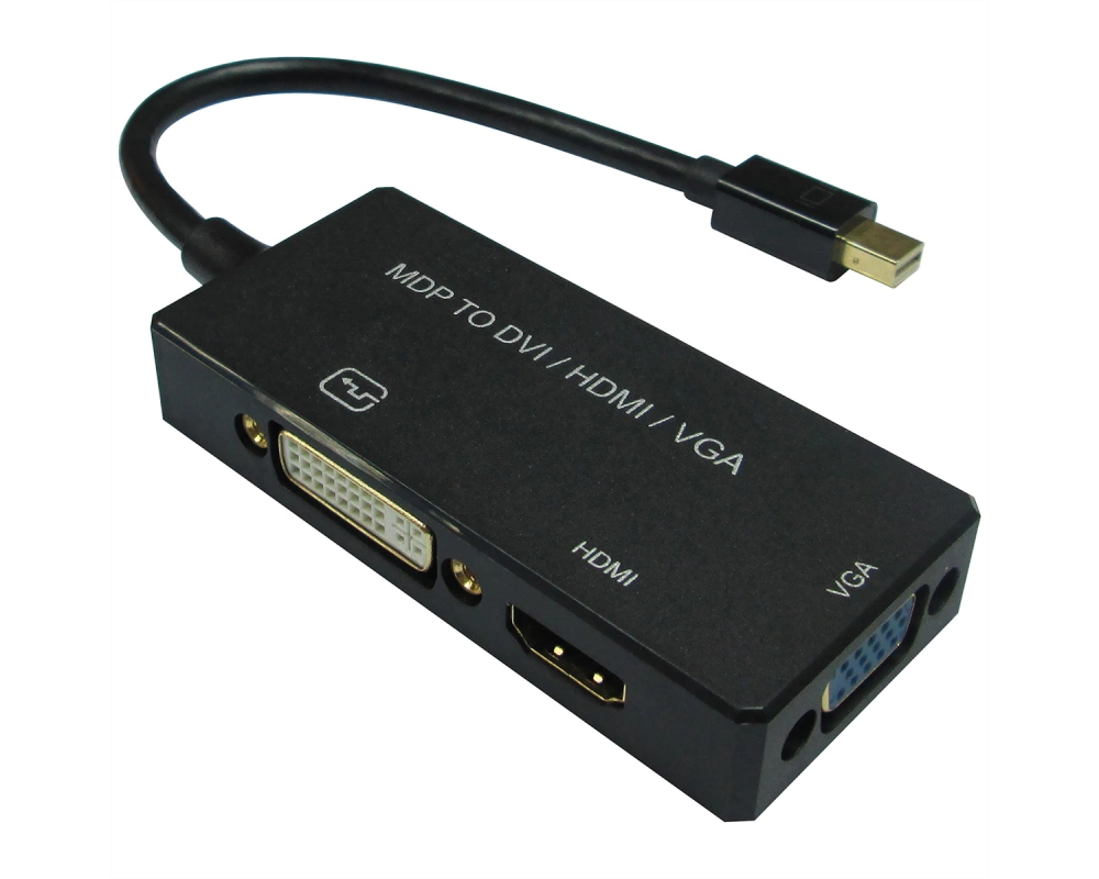VALUE Adapterkabel Mini DisplayPort - VGA / DVI / HDMI, v1.2, Aktiv