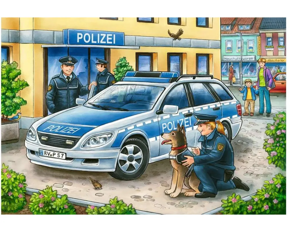 Ravensburger Puzzle Polizei und Feuerwehr 2 x 12 Teile