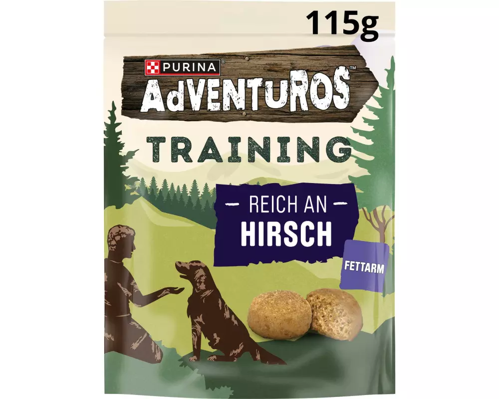 Purina AdVENTuROS Leckerli Training Reich an Hirsch 115 g