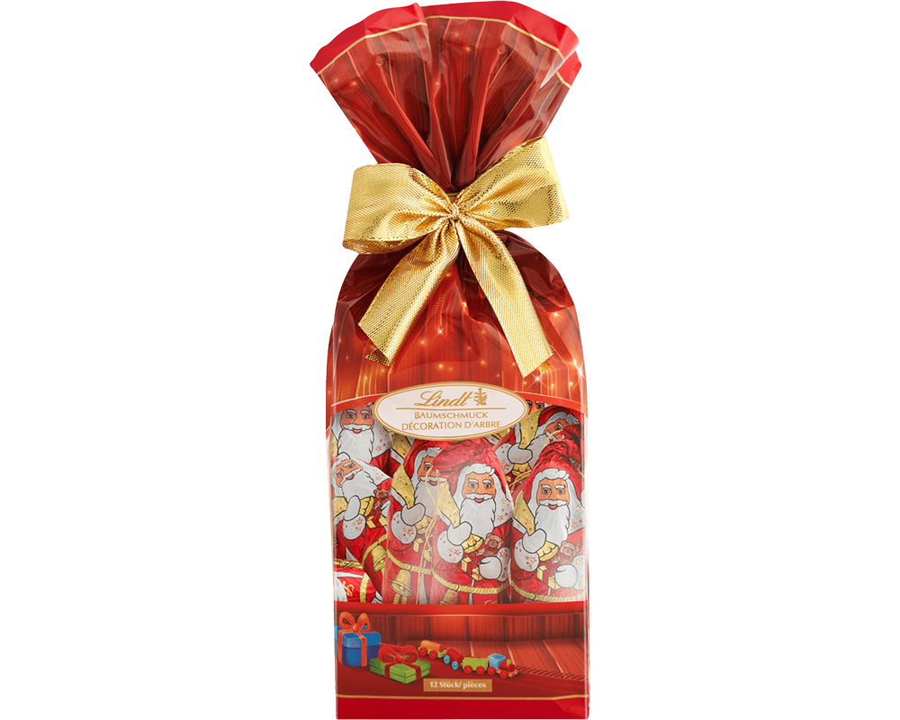 LINDT Baumschmuck 670817 Samichlaus Milch 120g
