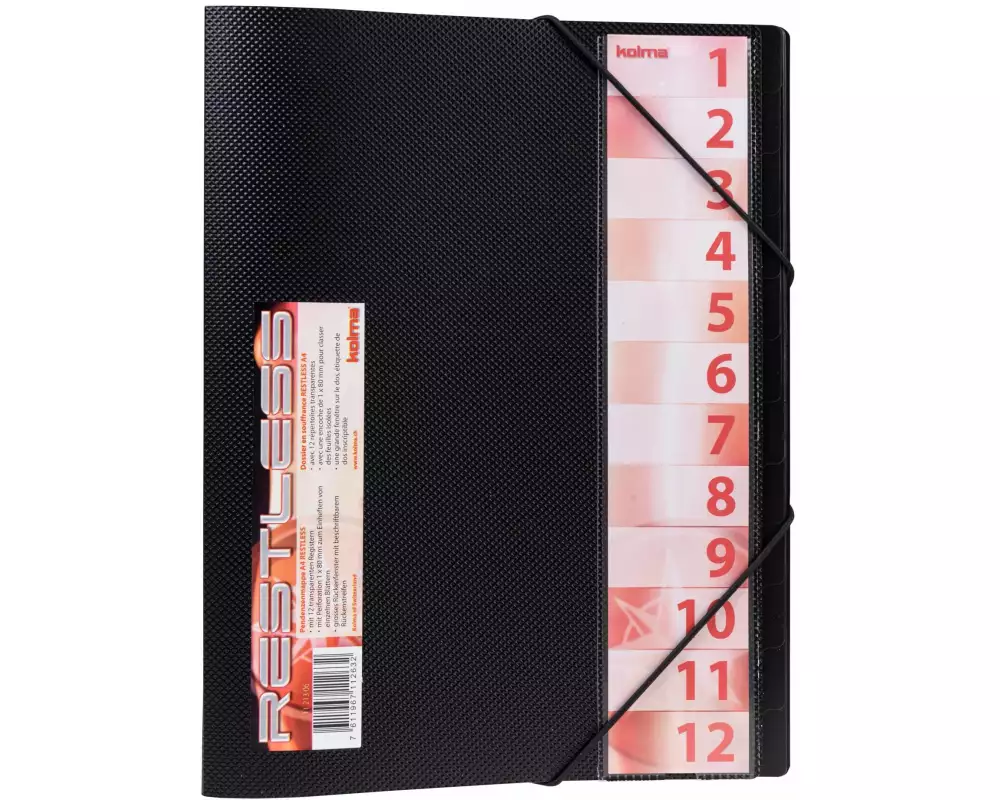 Kolma Ordnungsmappe Restless A4 12-teilig