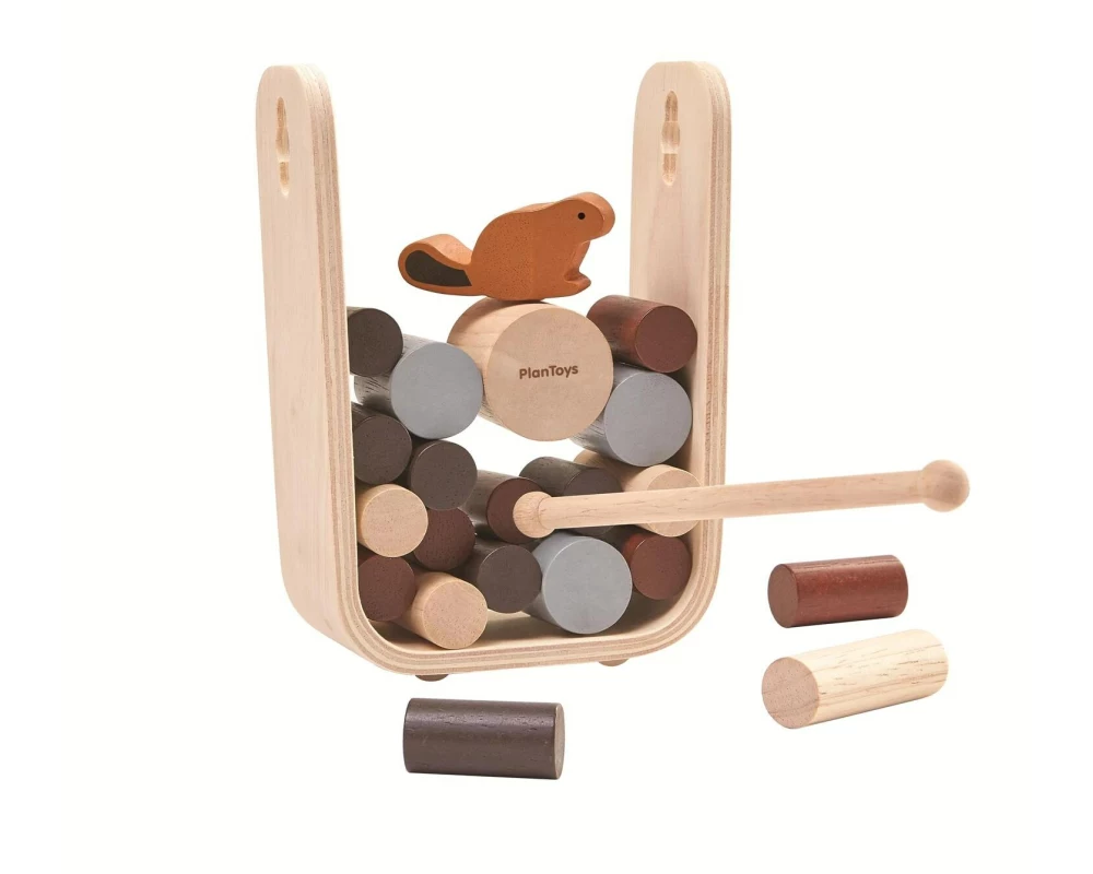Plantoys Timber Tumble Kautschukholz