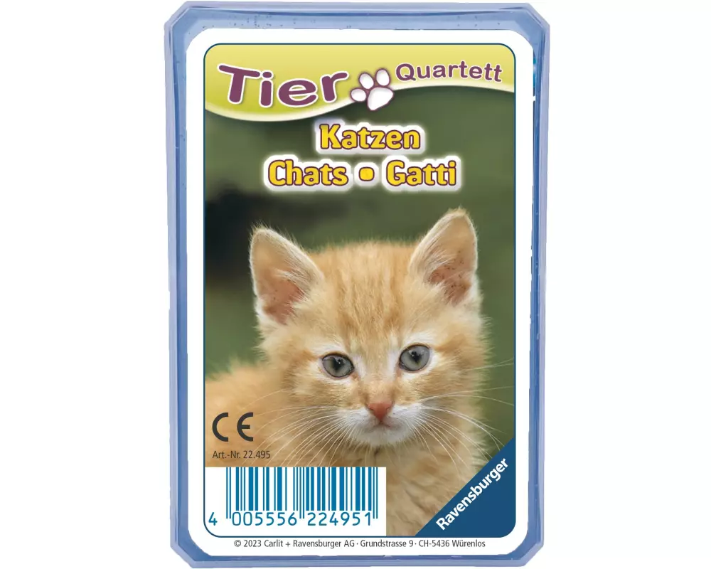 Ravensburger Kartenspiel Katzen mit Wissensfragen