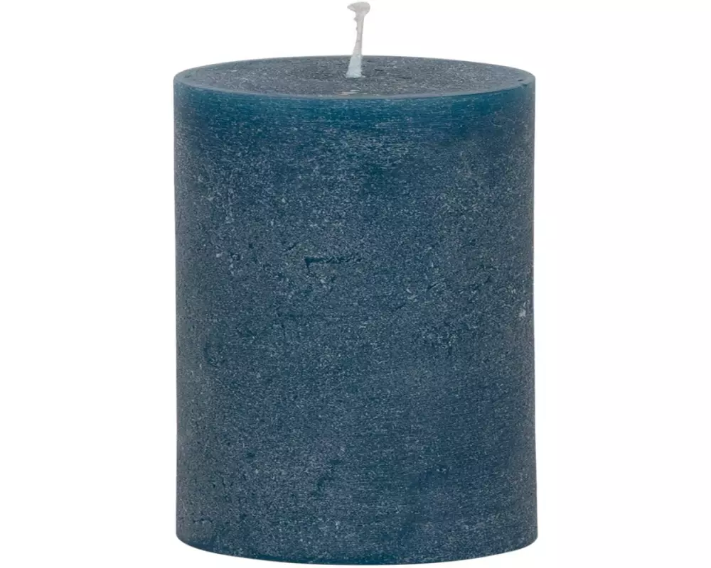 Weizenkorn Kerze Ice 10 cm x 8 cm, Nachtblau, 4 Stück