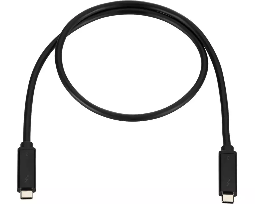 HP USB-Kabel Thunderbolt 3XB94AA USB C - USB C 0.7 m