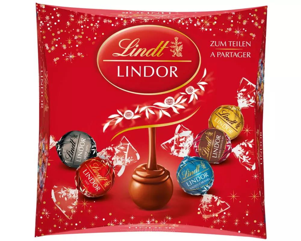 Lindt Schokoladen-Pralinen Lindor Sharing Box 298 g