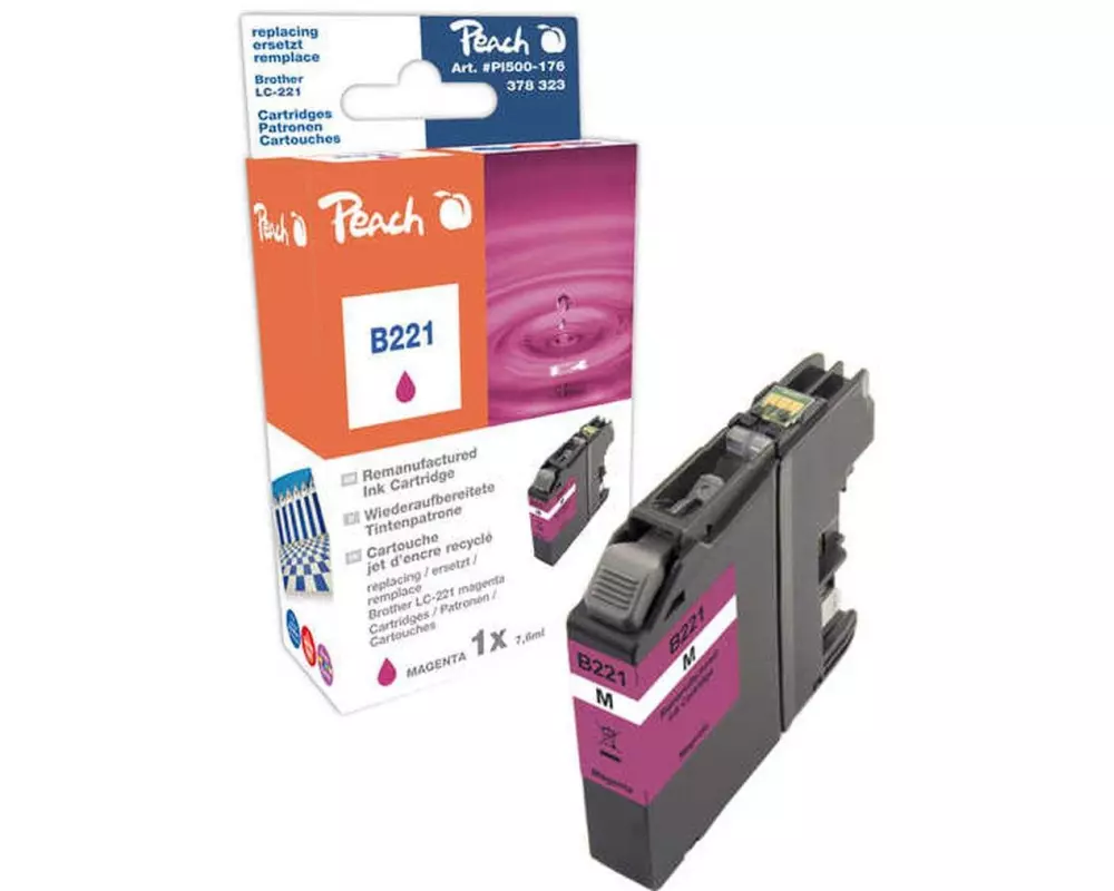 Peach Tinte Brother LC-221M Magenta