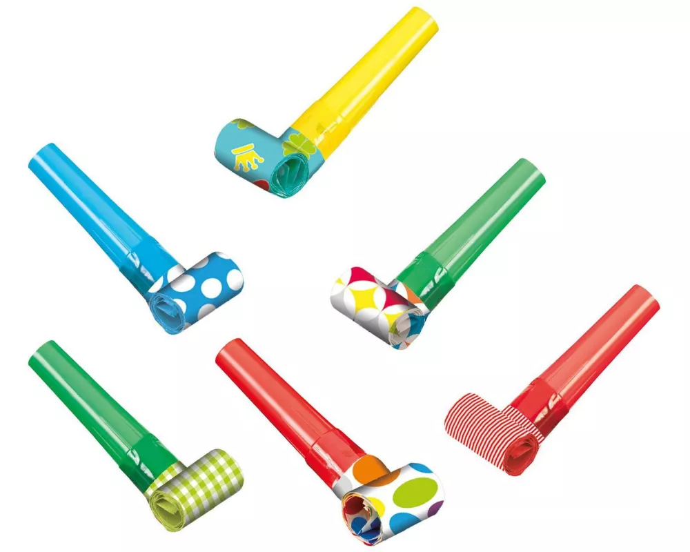 Papstar Partypfeife 6 Stück