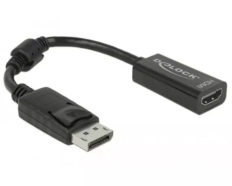 Delock Adapter Displayport - HDMI Schwarz