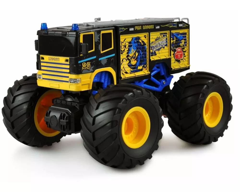 Amewi Monster Truck Feuerwehr Gelb, 1:18, RTR