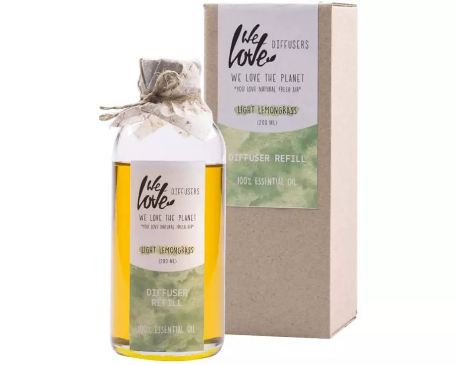 We Love The Planet Light Lemongrass Diffuser Refill 200 ml