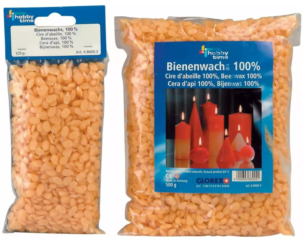 Glorex Bienenwachs 125g Orange