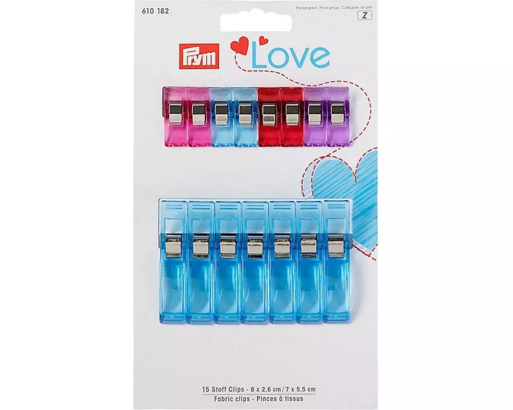 Prym Love Stoffclips 15 Stück