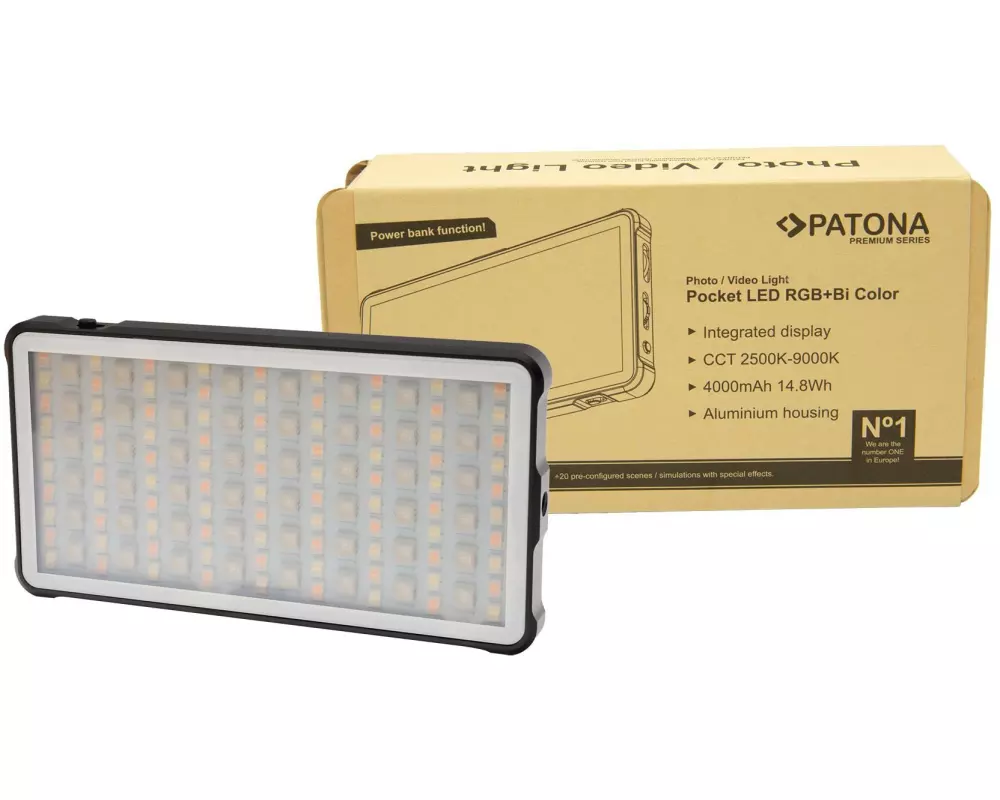 Patona Premium RGB Taschen-Videolicht