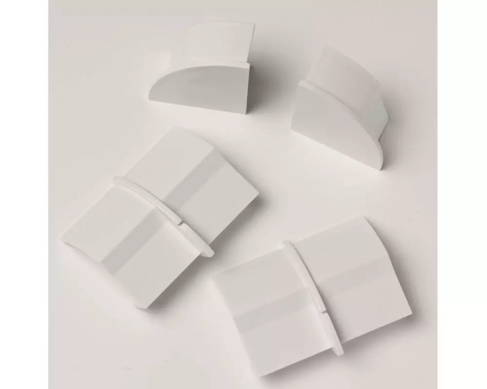 STEFFEN Zubehörset D-Line V30030 4 Stück, Weiss