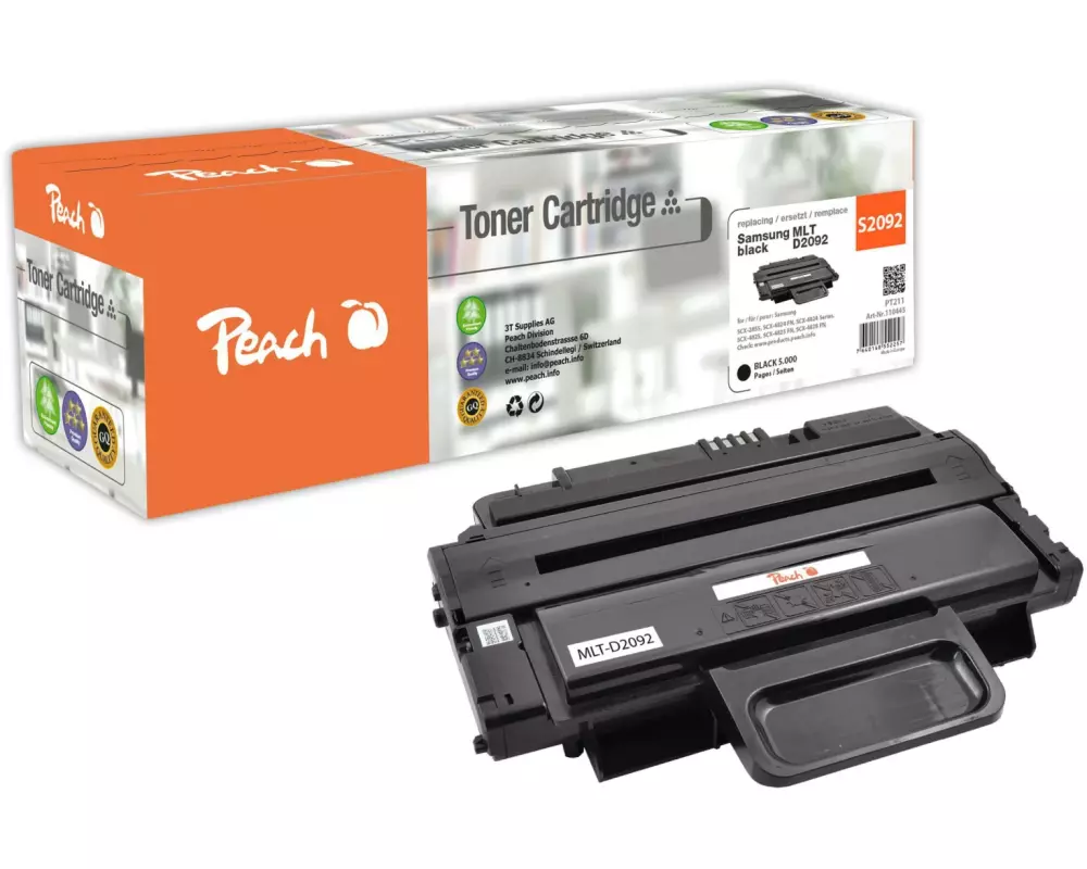 Peach Toner Samsung MLT-D2092L Black
