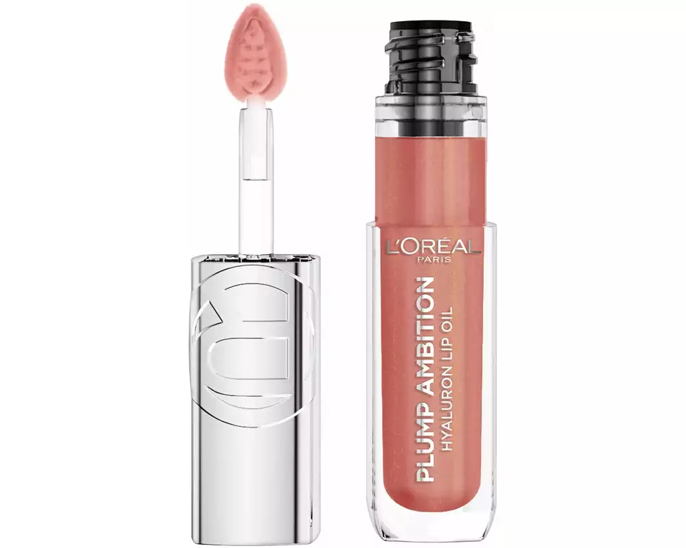 L'Oréal Paris Lip Gloss Plump Ambition Hyaluron 650 Nude Macaron