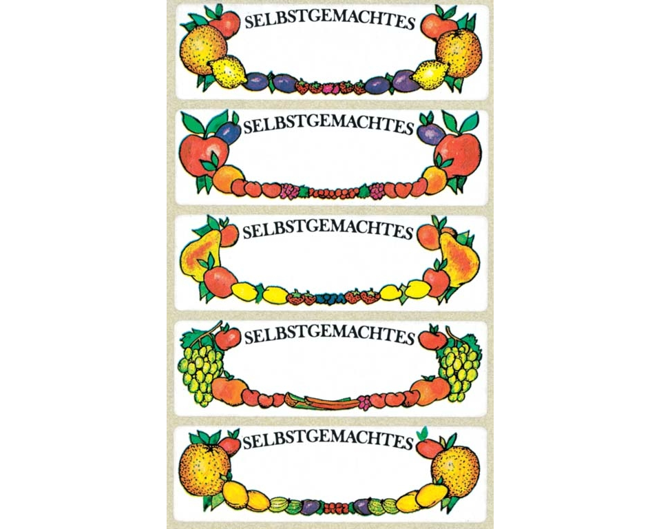 Z-DESIGN Tiefkühletiketten 3712 Früchte 3 Stück