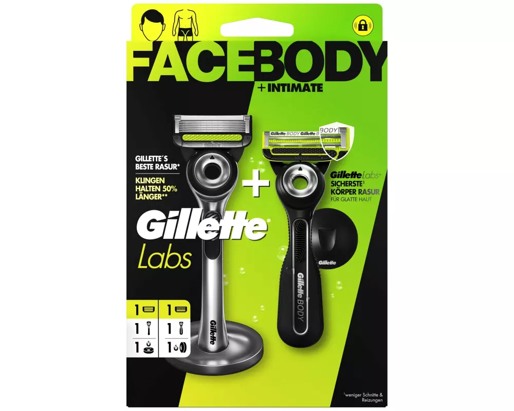 Gillette Rasierer mit Reinigungselement Duo Pack