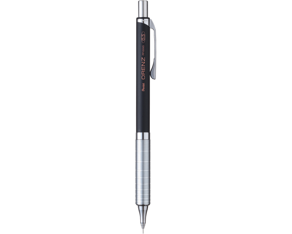 PENTEL Druckbleistift Orenz 0,5mm XPP1005G-AX Metal Grip, schwarz