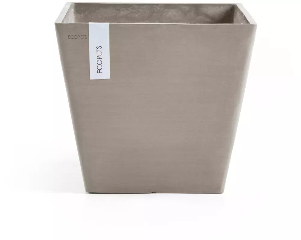 Ecopots Blumentopf Rotterdam Ø 50 cm Taupe