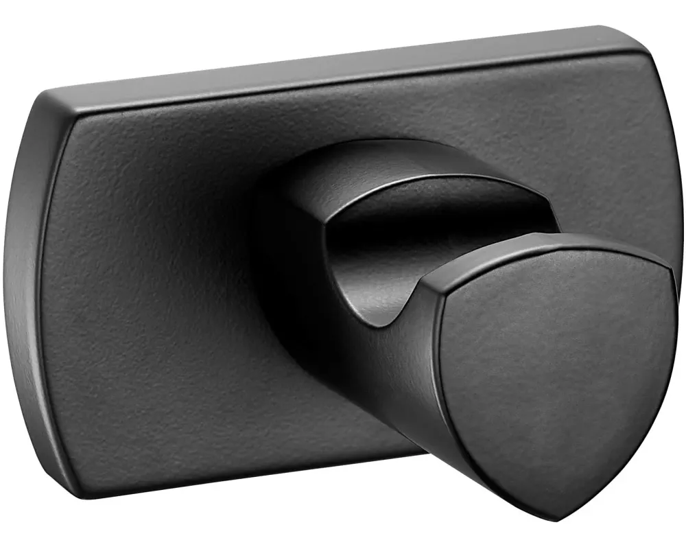 BIASCA Haken schwarz matt