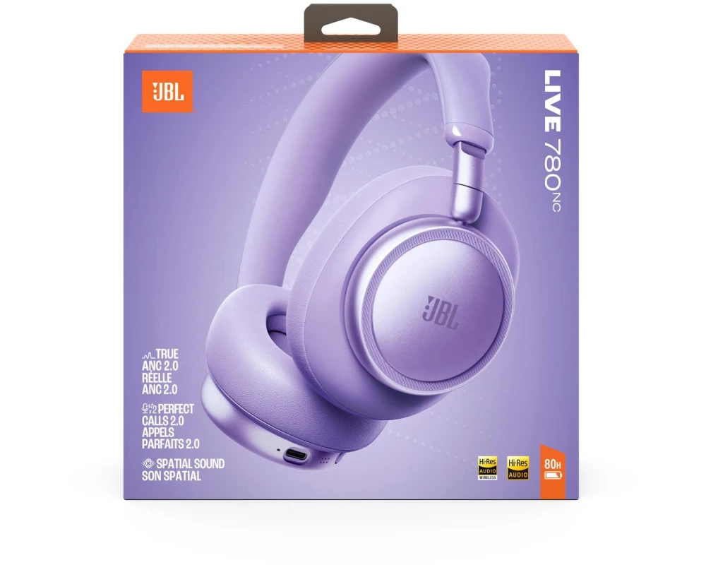 JBL Live 780NC Lila