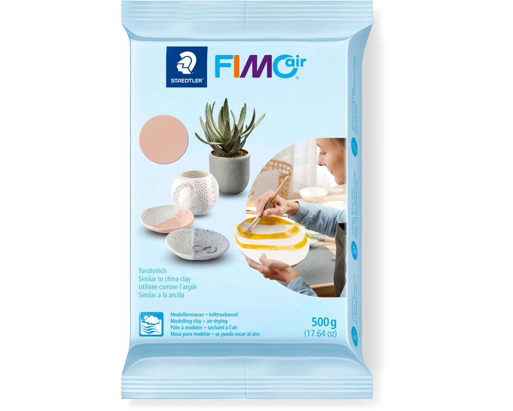 FIMO Knete Air 500g 8100-43 blassrosa