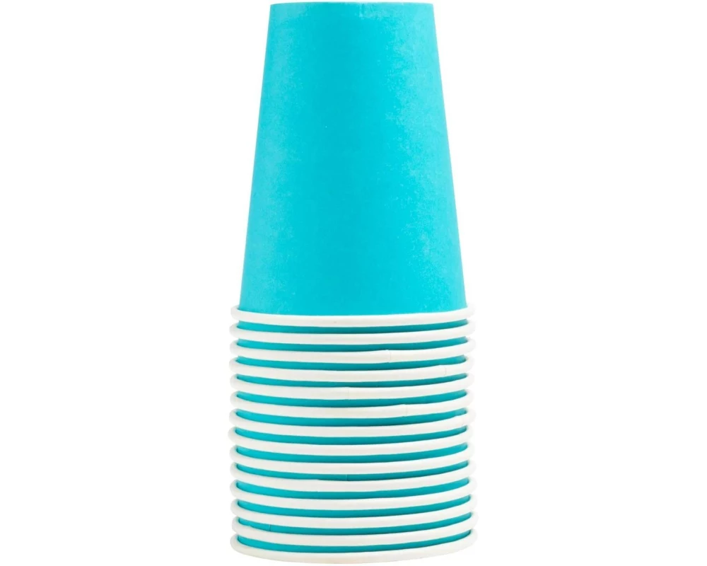 PRO nappe Einwegbecher 2 dl, 15 Stück, Türkis