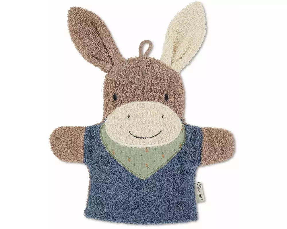 Sterntaler Baby-Waschhandschuh Emmilius Esel