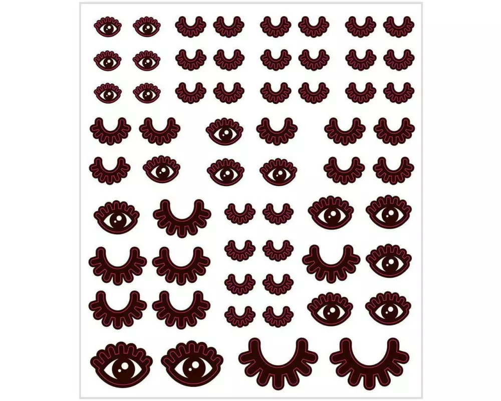 Creativ Company Motivsticker Augen, 1 Blatt