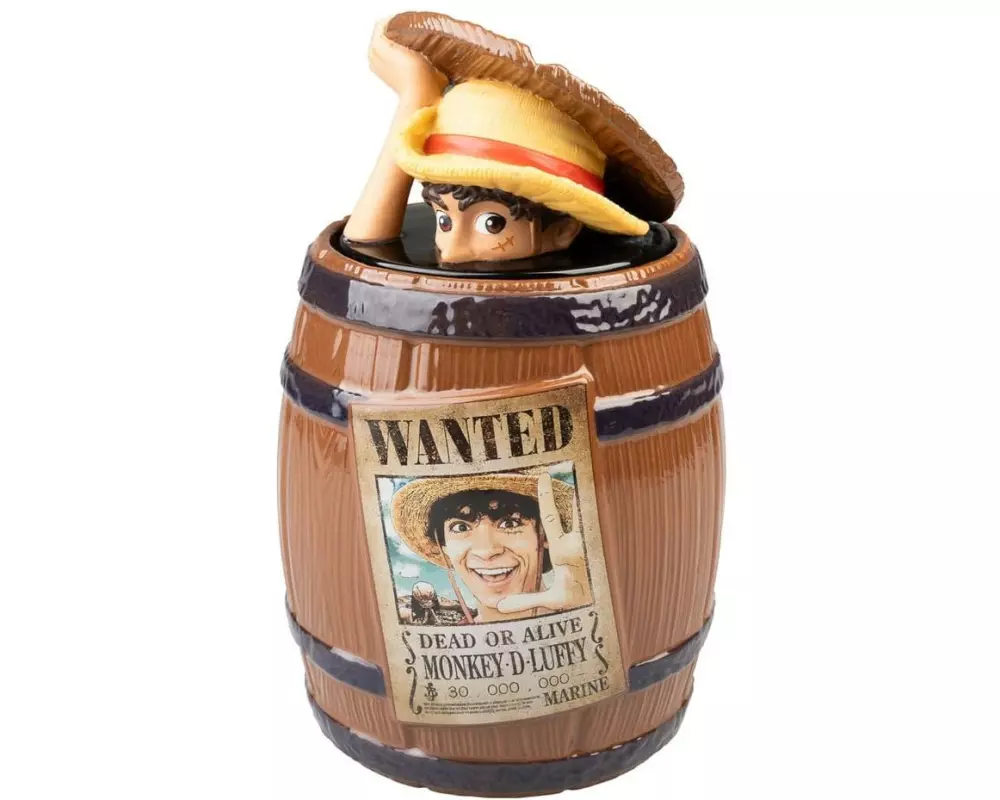 Grupo Erik One Piece Keksdose Wanted Monkey D. Luffy Braun