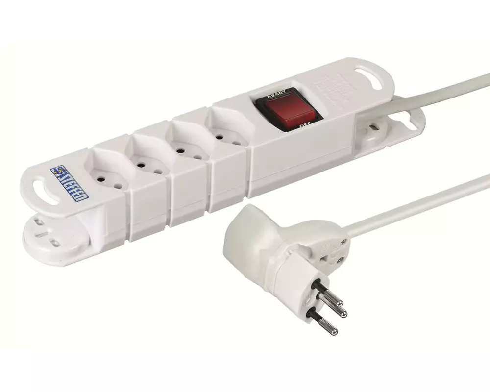 STEFFEN Steckdosenleiste VARIABL 4 x T13, Mister T 320°